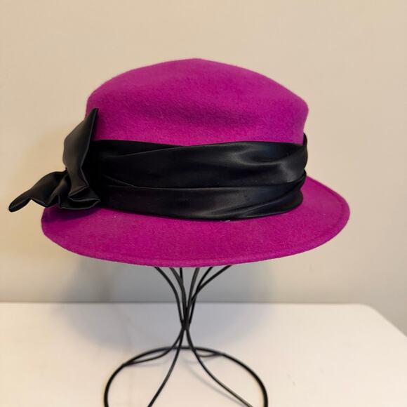 Vintage Jacqueline Ferrar Michael Howard Fedora Hat 22\